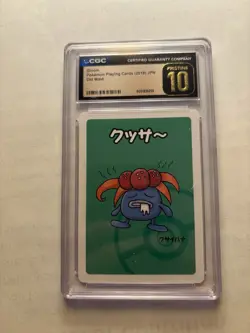 2019 Pokemon Old Maid Gloom Playing Cards Japanese CGC 10 Pristine - Image 1