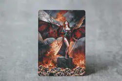 Kaalia of Devastation, MTG fan art Altered Satirical Fan art - Image 1