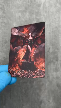 Kaalia of Devastation, MTG fan art Altered Satirical Fan art - Image 2