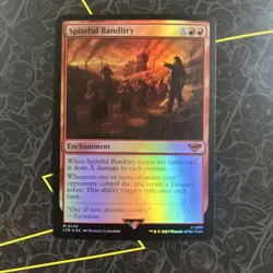 Spiteful Banditry FOIL MYTHIC M0149 MTG LOTR N/M - Image 1