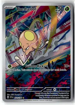 Toedscool ⭐ 201/198 Holo Illustration Rare Scarlet & Violet 2023 Pokemon NM - Image 1