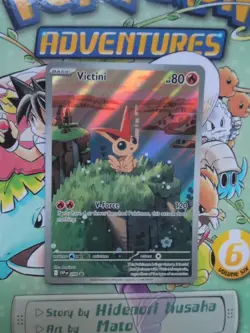 Victini SVP208 Promo Full Art Scarlet Violet Pokemon Card - Image 1