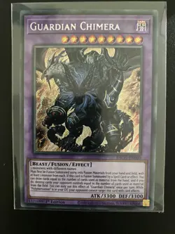 Yugioh Guardian Chimera BACH-EN040 Secret Rare-1st Ed NM - Image 1