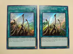 2x Yugioh! Dragon Shrine LCKC-EN075 Secret Rare LP - Image 2