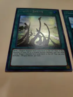 2x Yugioh! Dragon Shrine LCKC-EN075 Secret Rare LP - Image 4