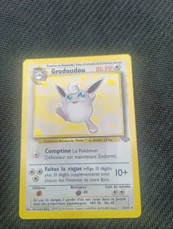 Carte Pokemon : Grodoudou 32/64 Edition 2 Jungle Wizards Francaise - Image 3