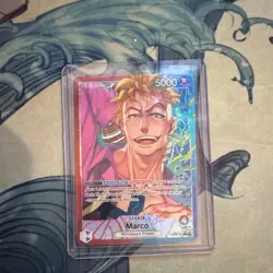 Namco Marco Leader Parallel OP08-002 Two Legends Foil 5000 Power One Piece CCG - Image 1