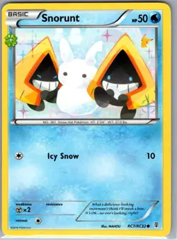 Snorunt RC7/RC32 Non Holo Generations: Radiant Collection - Pokemon Card - NM - Image 1