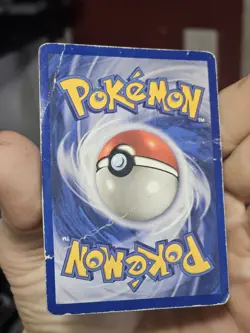 Pokemon TCG Raichu Fossil Holo Card 14/62 Damaged - Image 3