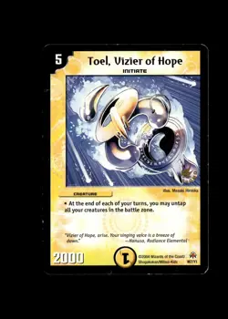 Toel, Vizier of Hope M7/Y1 Duel Masters TCG Card 2004 Wizards of the Coast - Image 1
