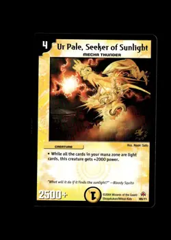 Ur Pale Seeker of Sunlight M6/Y1 Duel Masters Card Wizards of the Coast 2004 - Image 1