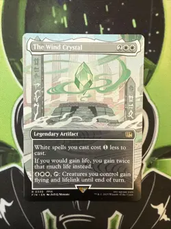 The Wind Crystal *Borderless* - FIN-BF - NM - Magic The Gathering - MTG - Image 1