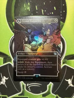 Crystal Fragments (Borderless Foil) #357 Final Fantasy FIN Magic MTG NM - Image 1