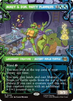 Mikey & Don, Party Planners (Showcase) [Teenage Mutant Ninja Turtles] Near Mint - Image 1