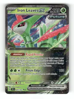 Pokemon SV05: Temporal Forces #025/162 Iron Leaves ex - Image 1