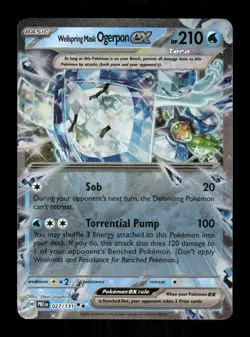 Pokemon SV: Prismatic Evolutions #027/131 Wellspring Mask Ogerpon ex - Image 1