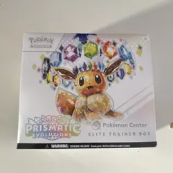 Pokemon Prismatic Evolutions Pokemon Center ETB Sealed - Image 1