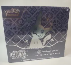 Scarlet & Violet Paldean Fates Pokemon Center Elite Trainer Box PC New Sealed 820650856181 - Image 1