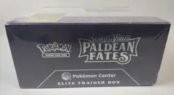Scarlet & Violet Paldean Fates Pokemon Center Elite Trainer Box PC New Sealed 820650856181 - Image 5