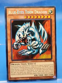 Yugioh Blue-Eyes Toon Dragon SRL-EN000 SECRET RARE 25th Anniversary Unlimited - Image 1
