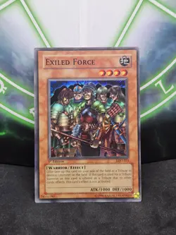 Yugioh Exiled Force LOD-023 Super Rare 1st Edition NM - Image 1