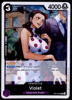 2025 Royal Blood Violet . #OP10-062 English One Piece TCG NM - Image 1