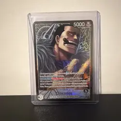 One Piece TCG Crocodile Alt Art Leader OP14-079 The Azure Sea’s Seven English - Image 1