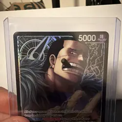 One Piece TCG Crocodile Alt Art Leader OP14-079 The Azure Sea’s Seven English - Image 2