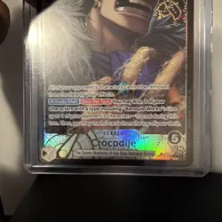 One Piece TCG Crocodile Alt Art Leader OP14-079 The Azure Sea’s Seven English - Image 3