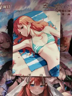Non-Holo Beautiful Waifu Card Goddess Story CCG Anime Waifu Double Sided - Image 1