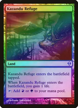 Kazandu Refuge FOIL Zendikar NM Land Uncommon MAGIC GATHERING CARD ABUGames - Image 1