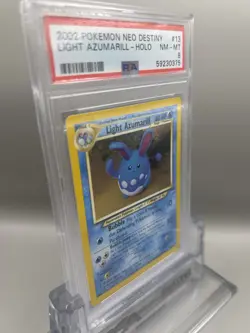 Light Azumarill 13/105 PSA 8 Holo Pokemon TCG Neo Destiny! - Image 3