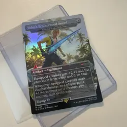 MTG Magic The Gathering Foil Tidus’s Brotherhood Sword *NP - Image 1