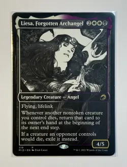 MTG Liesa, Forgotten Archangel - Showcase - MID - Near Mint+ Condition - Image 1