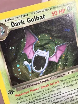 Dark Golbat 7/82 1st Edition Holo Rare Team Rocket 2000 - Pokemon - TCGKITTEN - Image 3