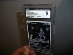 Pokemon 151 UPC Black Star Promo Set Mew 053 Mewtwo 052 CGC 9 Mint! not PSA - Image 3