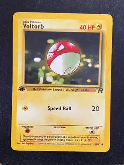 Voltorb - 69/82 Team Rocket 1st Edition (Pokemon) Non Holo - LP - Image 1