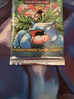 Pokemon Base Set Unlimited Booster Pack Venusaur Heavy English - Image 4