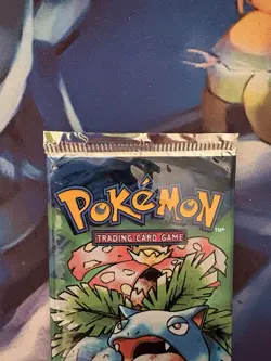 Pokemon Base Set Unlimited Booster Pack Venusaur Heavy English - Image 5