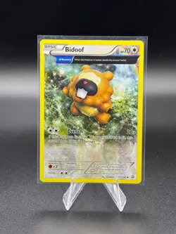 Pokemon TCG Bidoof (Alpha) 117/160 - XY-Primal Clash Non Holo - Image 1