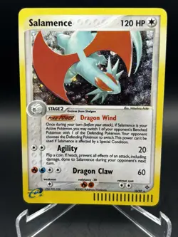 Pokemon TCG Salamence Holo Rare 10/97 EX Dragon 2003 E-Reader LP - Image 1