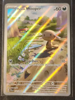 PALDEAN WOOPER 2025 Pokemon Mega Evolutions Phantasmal Flames #102 Ill RARE Mint - Image 1
