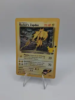Pokemon Rocket's Zapdos Holo 25th Anniv. Celebrations Classic Collection 15/132 - Image 1