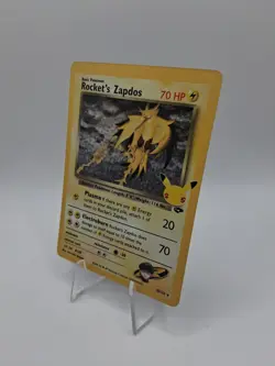 Pokemon Rocket's Zapdos Holo 25th Anniv. Celebrations Classic Collection 15/132 - Image 2