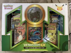 Pokemon TCG Venusaur EX Generations Red Blue Collection 20th Anniversary SEALED - Image 1