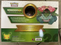 Pokemon TCG Venusaur EX Generations Red Blue Collection 20th Anniversary SEALED - Image 2