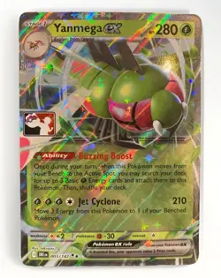 Pokemon TCG Yanmega EX Double Rare Holo Card #003/182 Prize Pack Series 8 - Image 1