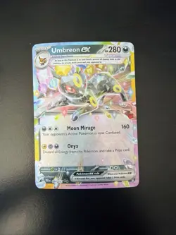 Pokemon TCG Umbreon EX 60/131 Double Rare Prismatic Evolutions Card - Image 1