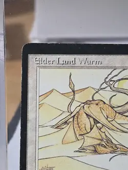 1X MTG Elder Land Wurm Legends Miscut Error Free Ship MP - Image 2
