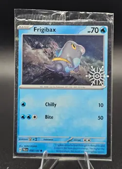 Pokemon TCG Frigibax 058/193 Holiday Calendar Cosmo Holo Sealed 🦎 - Image 1